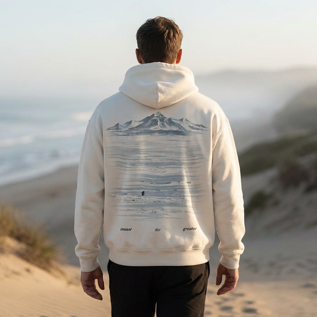 Lone Penguin "But Why" Oversized Hoodie