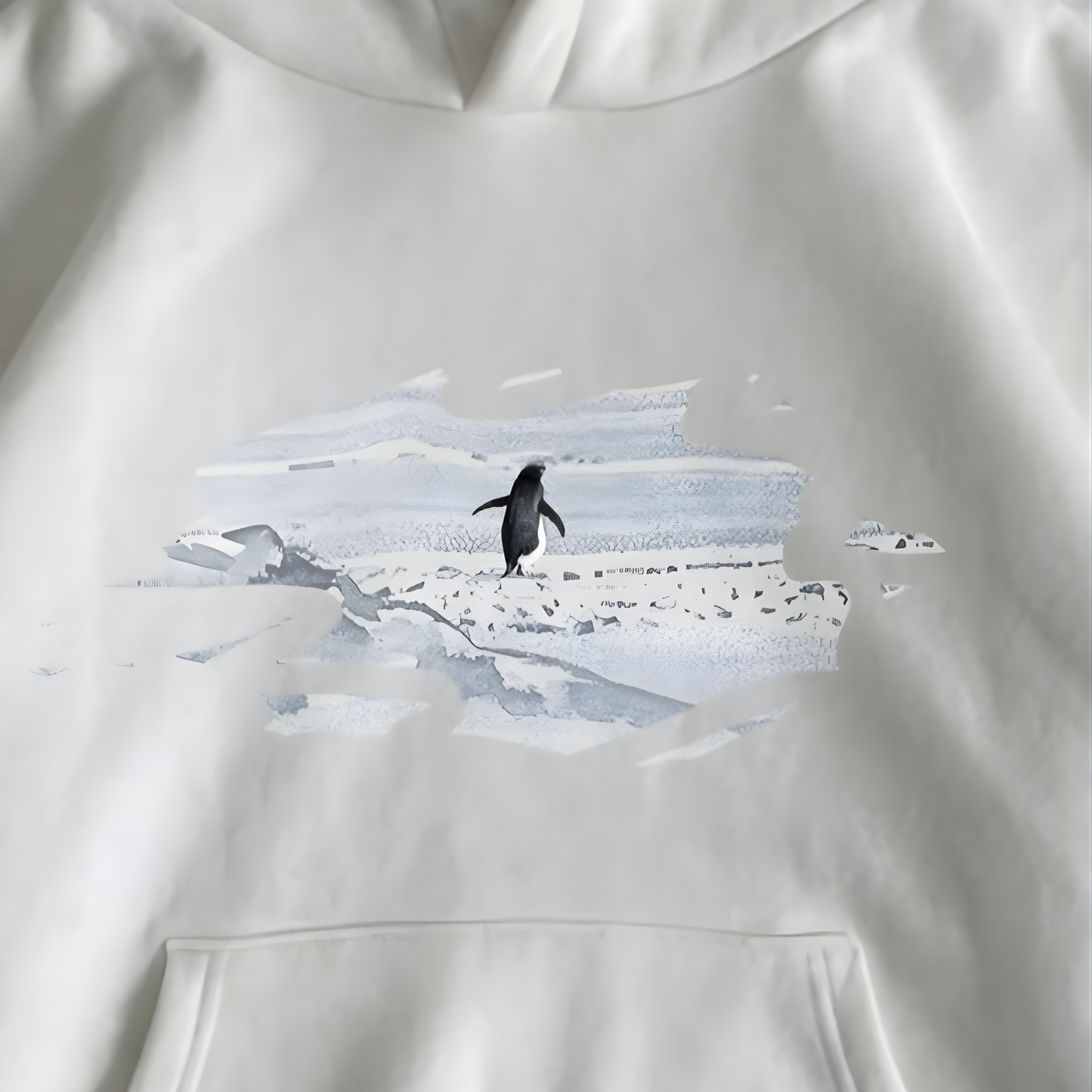 Lone Penguin "But Why" Oversized Hoodie