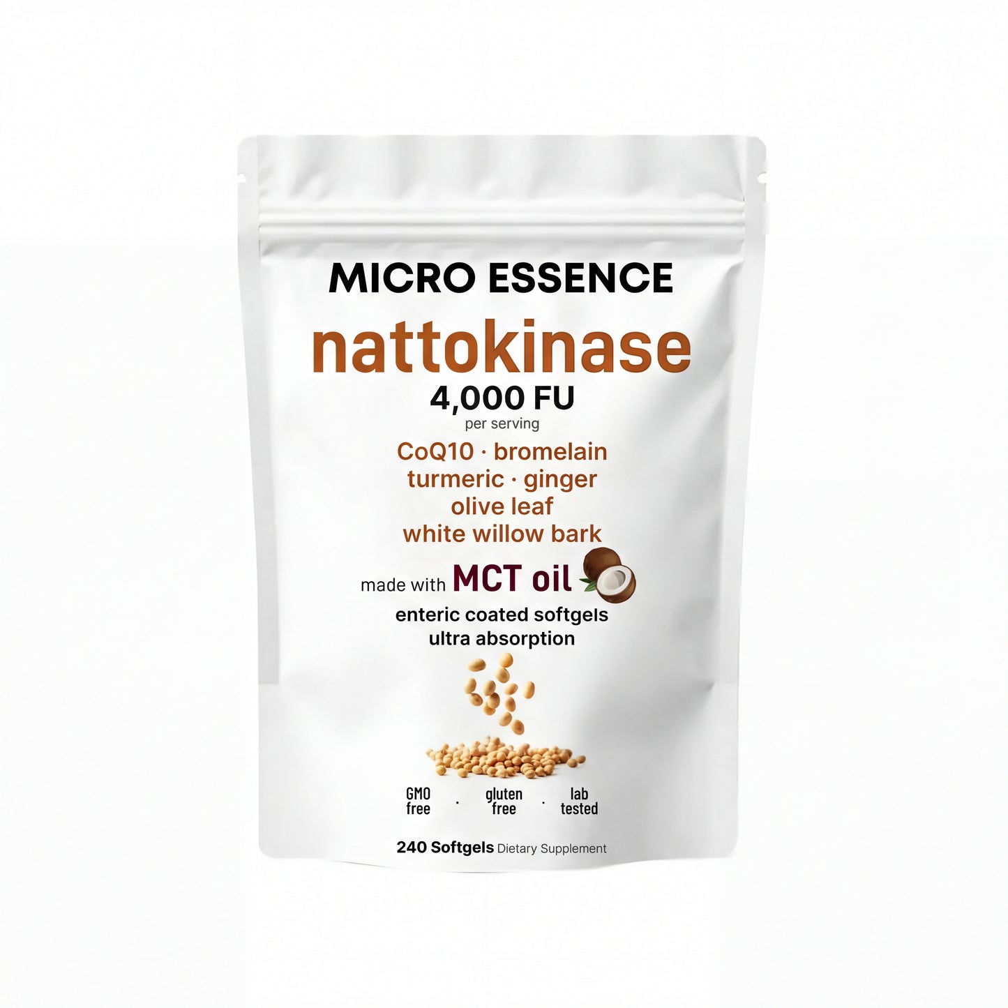 Nattokinase 4,000 FU - 7-in-1 Heart & Blood Flow Complex